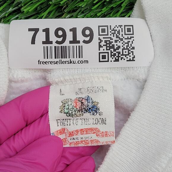 Vintage 80s Funny Tiger Plane Sweatshirt Womens Large 20x22 Miami - Picture 8 of 12